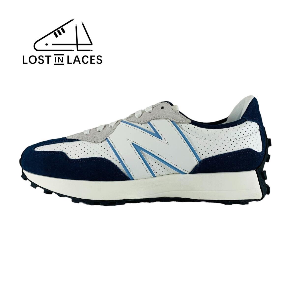 New Balance 327 Navy Light Blue Sneakers New Shoes MS327NF Men`s Sizes