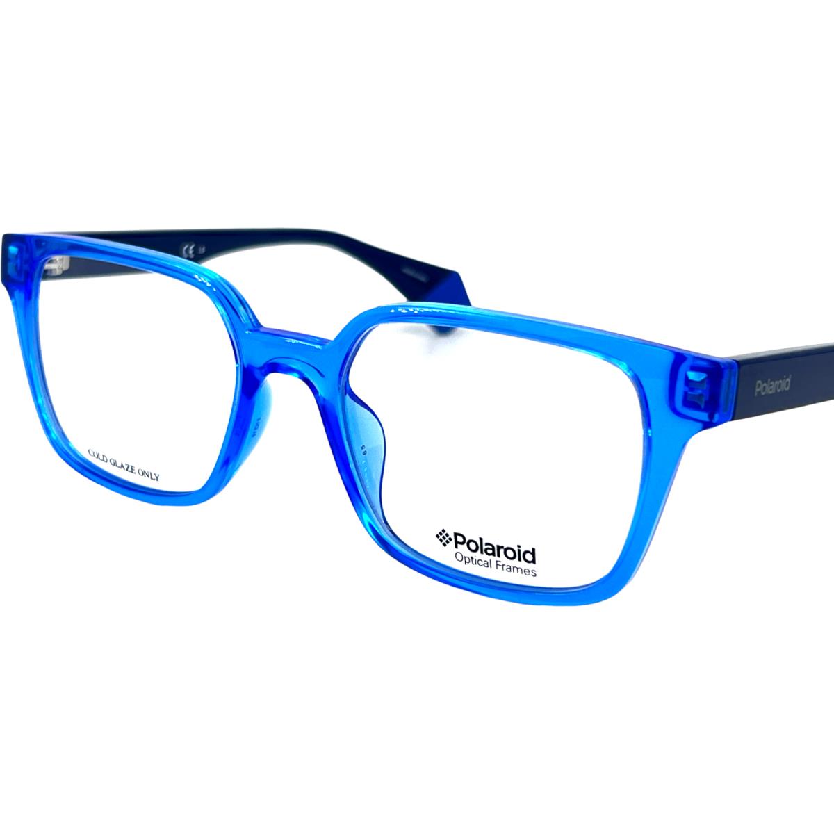 Polaroid PLDD356/G Men`s Plastic Eyeglass Frame 0PJP Blue 51-19 - 0PJP Blue, Frame: Blue