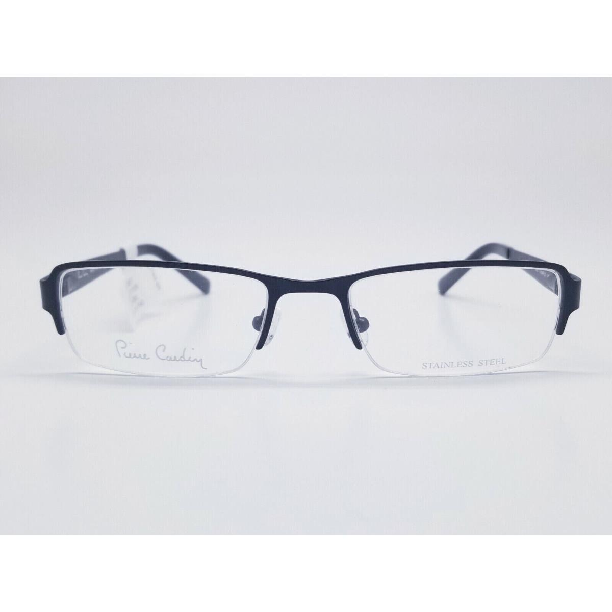 1 Unit Pierre Cardin Satin Black Eyeglass Frame 53-19-140 418