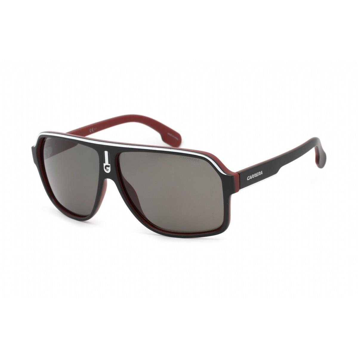 Carrera CA1001S 0BLX Matte Black Red/grey Polarized Lens Men Sunglasses 61mm