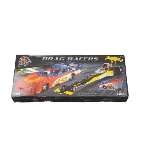 Mega Bloks Micro Drag Racers Set 9716 Pro-builder Collector Series Rare