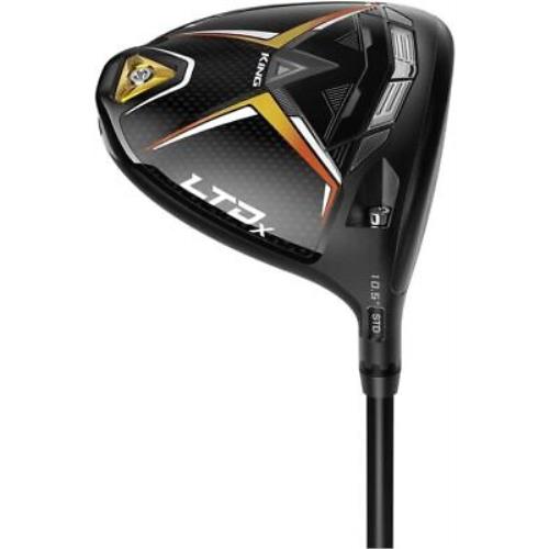 Cobra King Ltdx 9 Degree Driver Smoke iM10 Stiff Black-gold W/headcover - Black, Gold