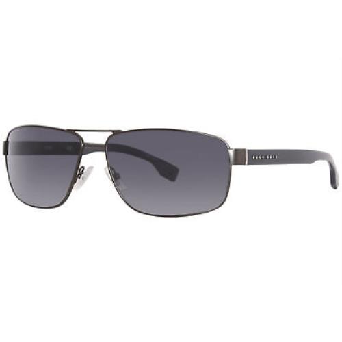 Hugo Boss 1035/S RIW9O Sunglasses Men`s Matte Grey/grey Gradient Lenses 64mm - Frame: Gray, Lens: Gray