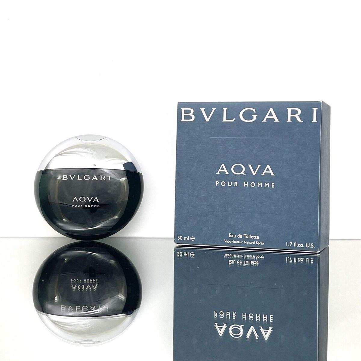 Bvlgari Aqva Pour Homme For Men 1.7oz-50ml Edt Spray Old Formula Vintage BN29