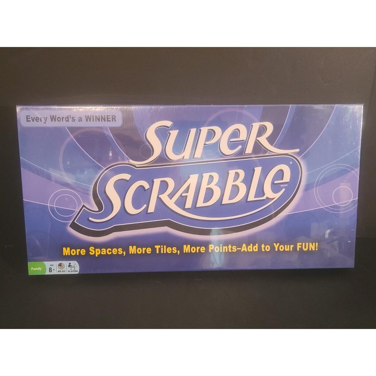 2011 Super Scrabble Board Game 200 Letter Tiles 441 Spaces