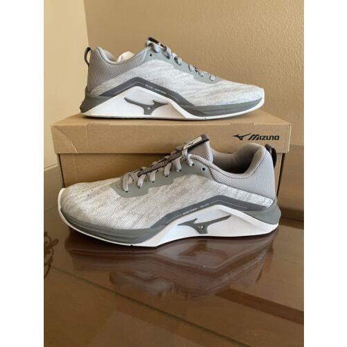 Mizuno Women`s Ts-01 Cross Trainer Shoes Running Runners Grey Sz 10