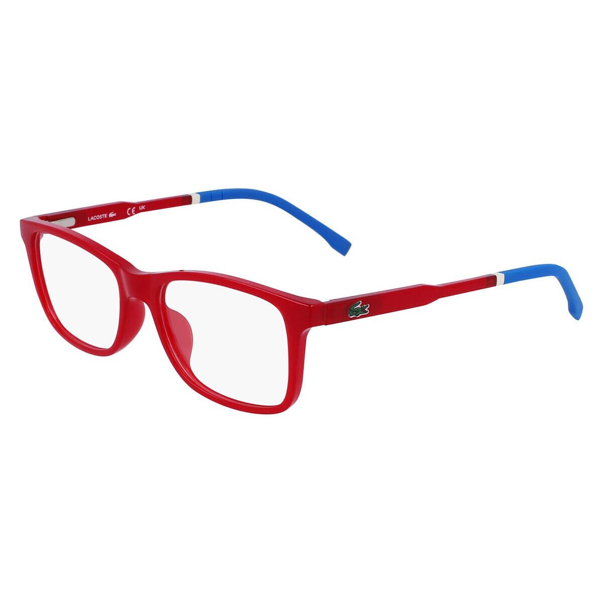 Lacoste Lac Eyeglasses Kids Red White Lumi 50mm