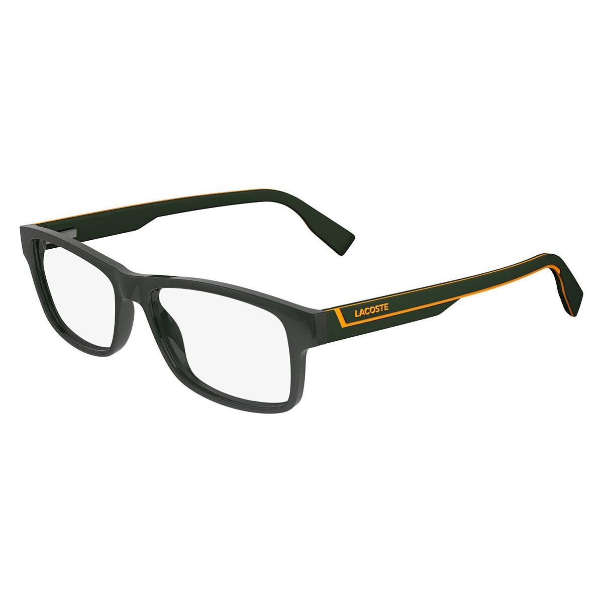 Lacoste Lac Eyeglasses Men Matte Green 301 53mm