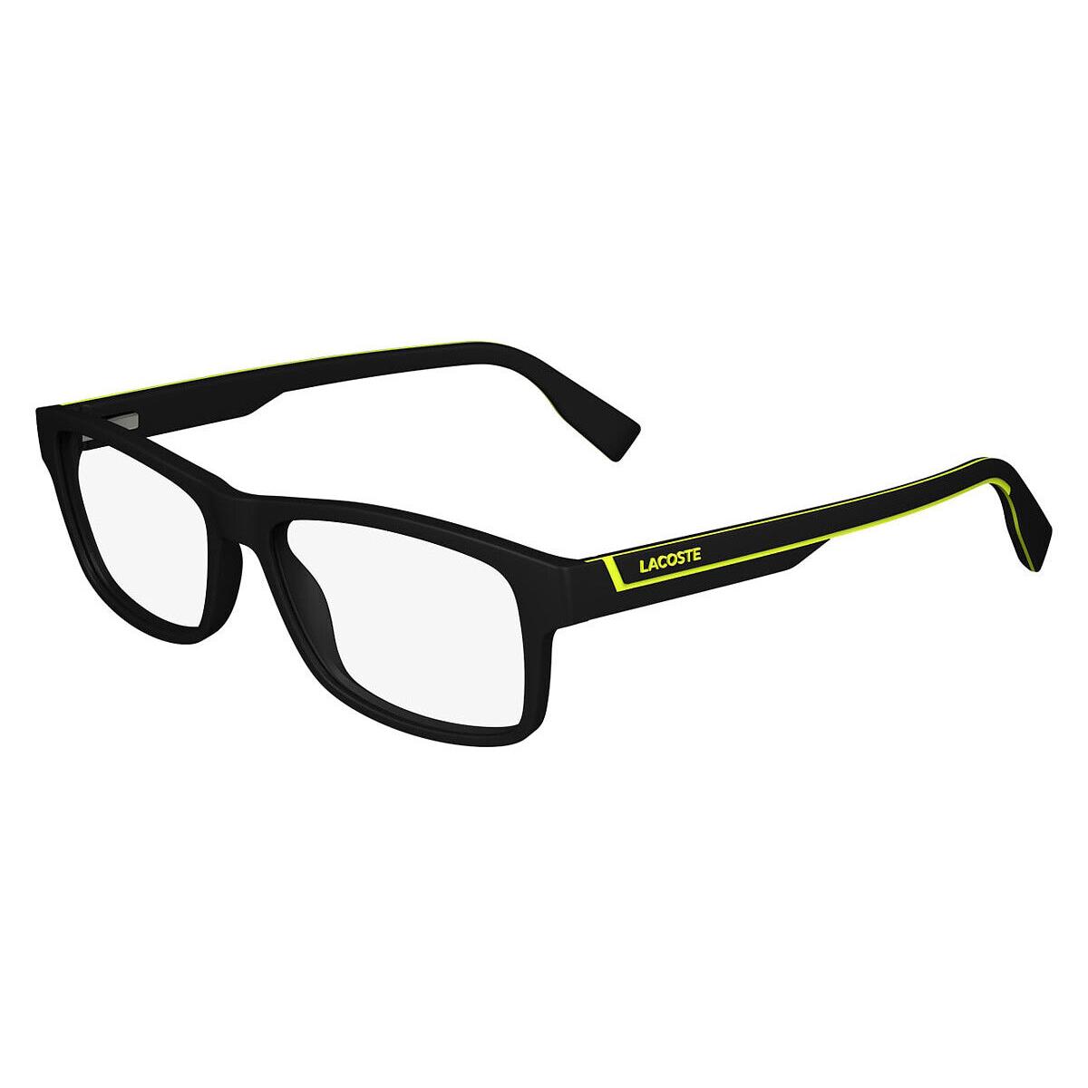 Lacoste Lac Eyeglasses Men Matte Black 002 53mm