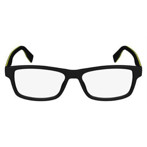 Lacoste Lac Eyeglasses Men Matte Black 002 55mm