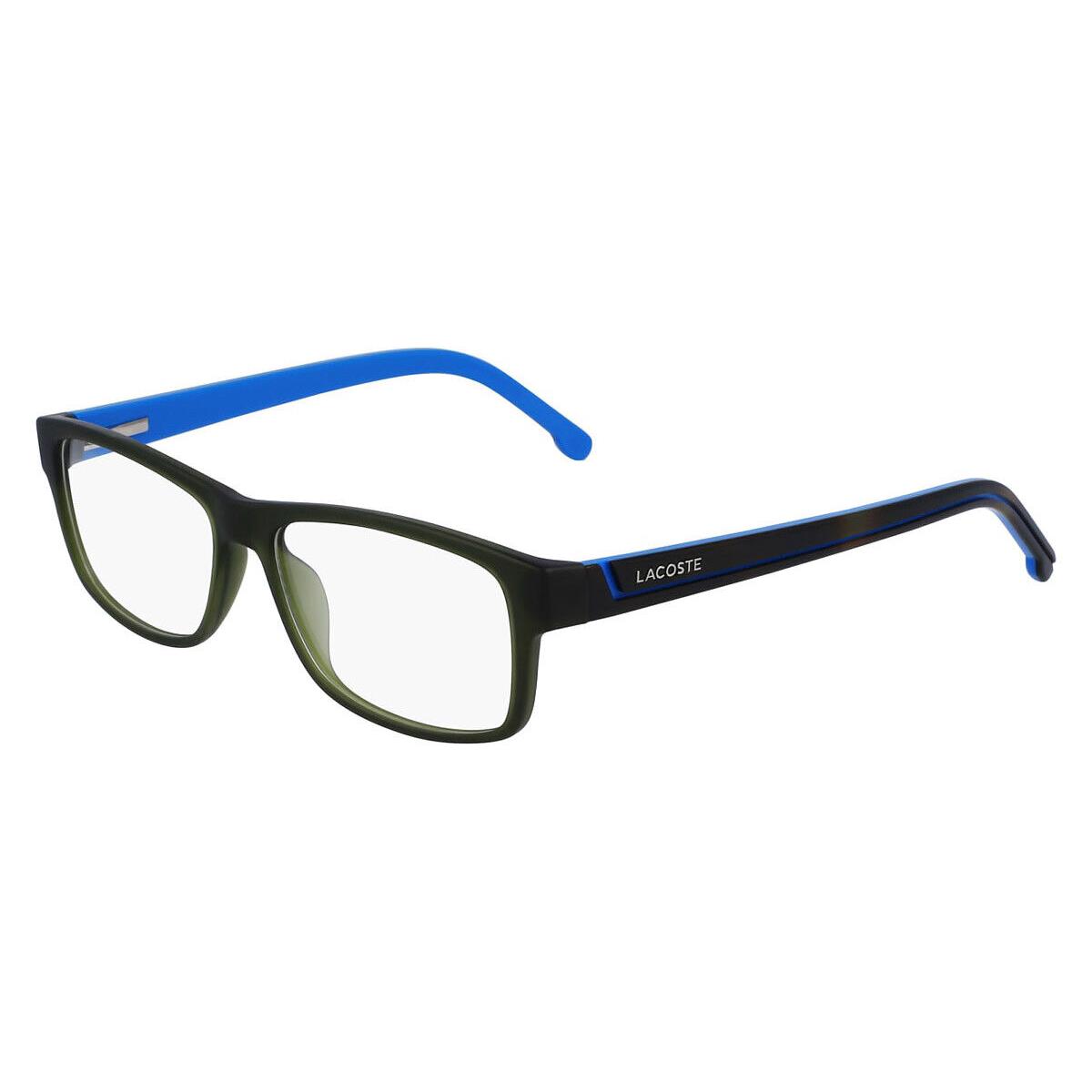 Lacoste Lac Eyeglasses Men Khaki / Havana/blue 275 53mm