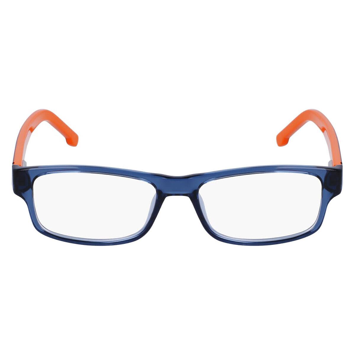 Lacoste Lac Eyeglasses Men Blue Steel/orange 421 51mm