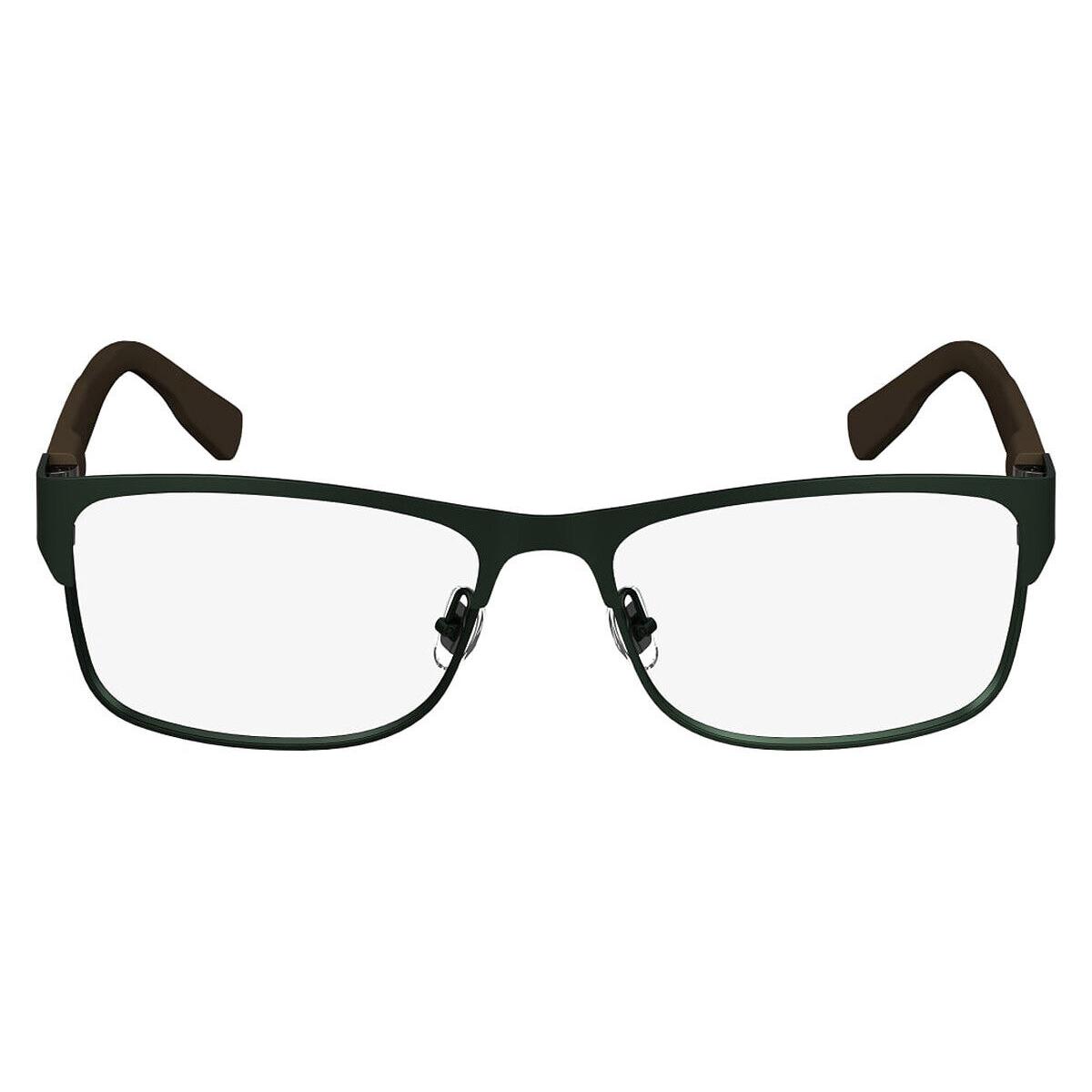 Lacoste Lac Eyeglasses Men Matte Green 301 57mm