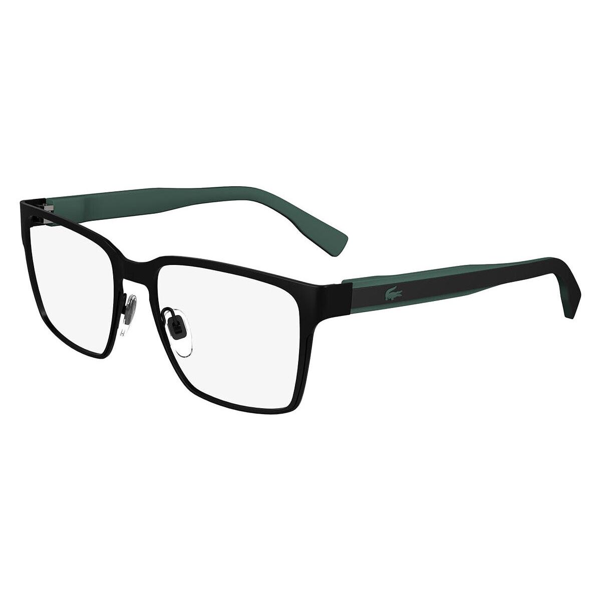 Lacoste Lac Eyeglasses Men Matte Black 002 54mm