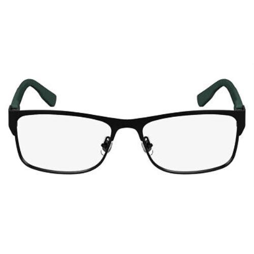 Lacoste Lac Eyeglasses Men Matte Black 002 57mm