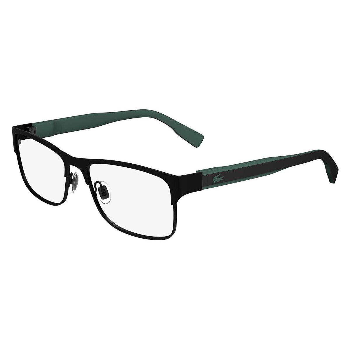 Lacoste Lac Eyeglasses Men Matte Black 002 55mm