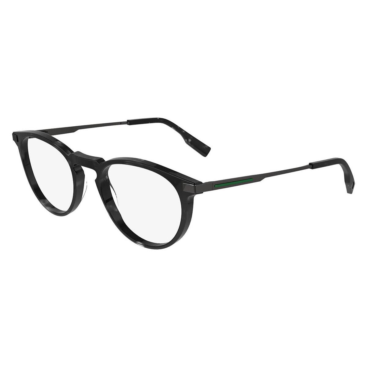 Lacoste Lac Eyeglasses Men Havana Gray 50mm