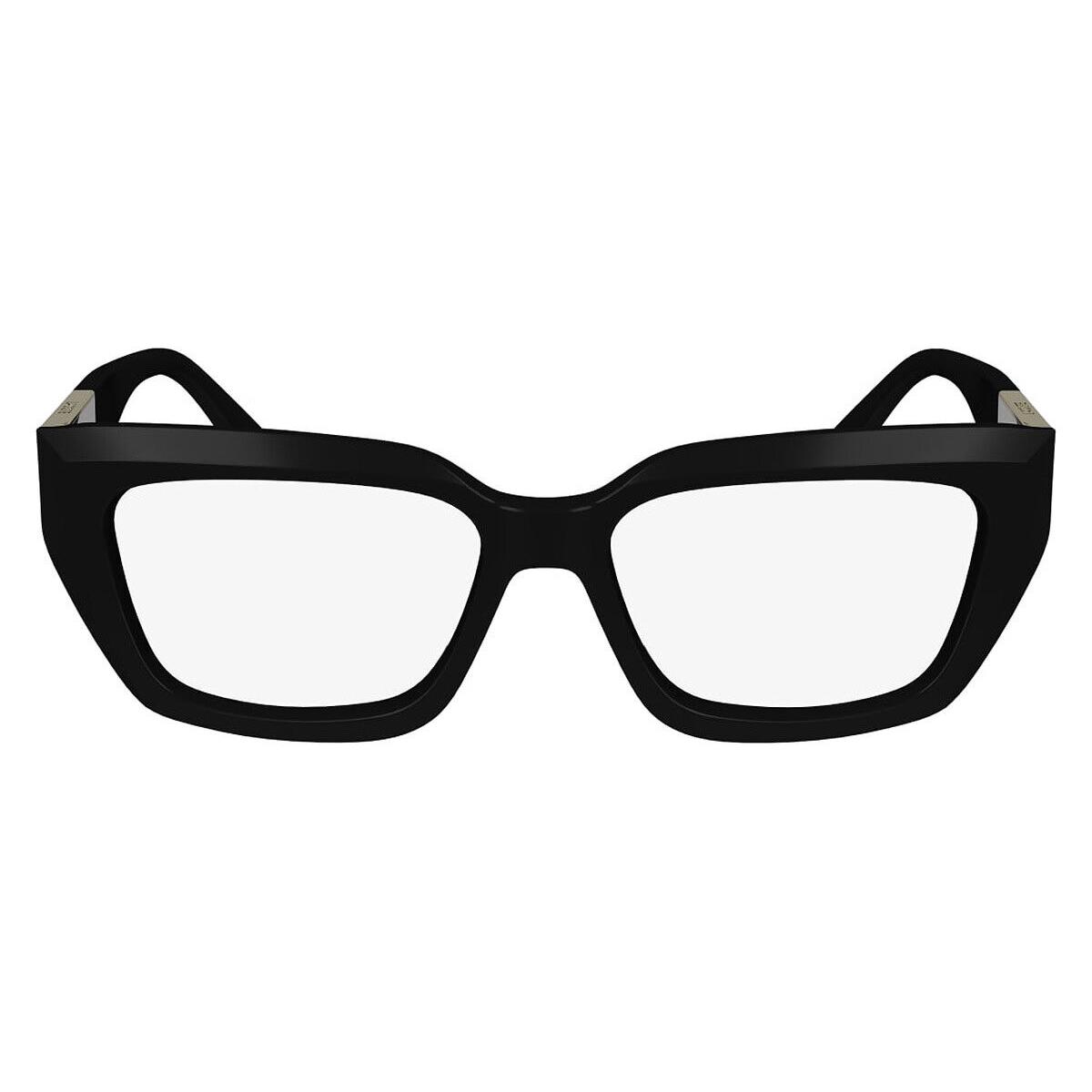 Lacoste Lac Eyeglasses Women Black 001 54mm