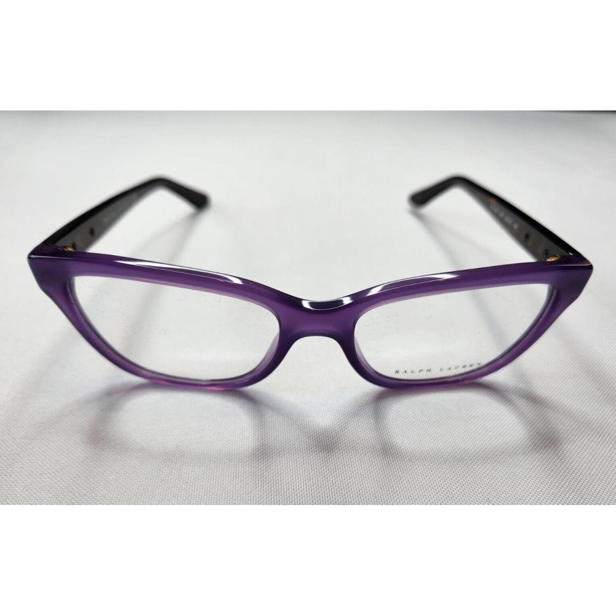 Ralph Lauren RL 6194 5337 Purple Dark Havana Optical Frame Eyesize 52-17-140