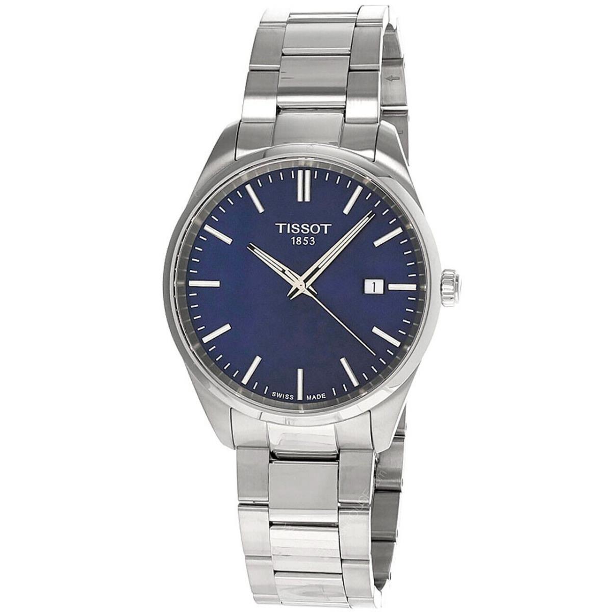 Tissot PR 100 Quartz 40MM SS Blue Dial Men`s Watch T150.410.11.041.00