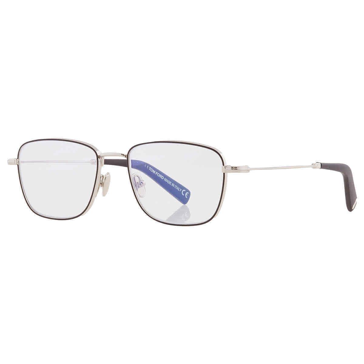 Tom Ford Blue Light Block Rectangular Men`s Eyeglasses FT5748-B 002 53