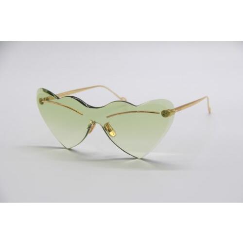 Loewe LW40087U 30P Heart Frame Green Women Sunglasses LW 40087U