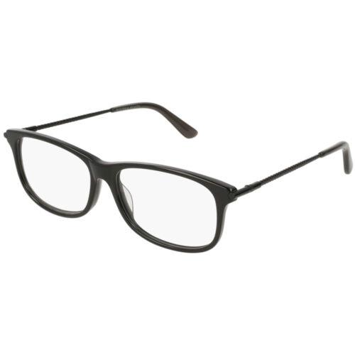 Bottega Veneta Men`s Eyeglasses Plastic/metal Frame Bottega Veneta BV0187O 1 - Frame: Black, Lens: