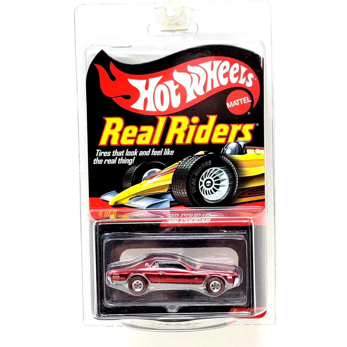 2010 Hot Wheels Rlc Real Riders `68 Cougar Series 9 - Red
