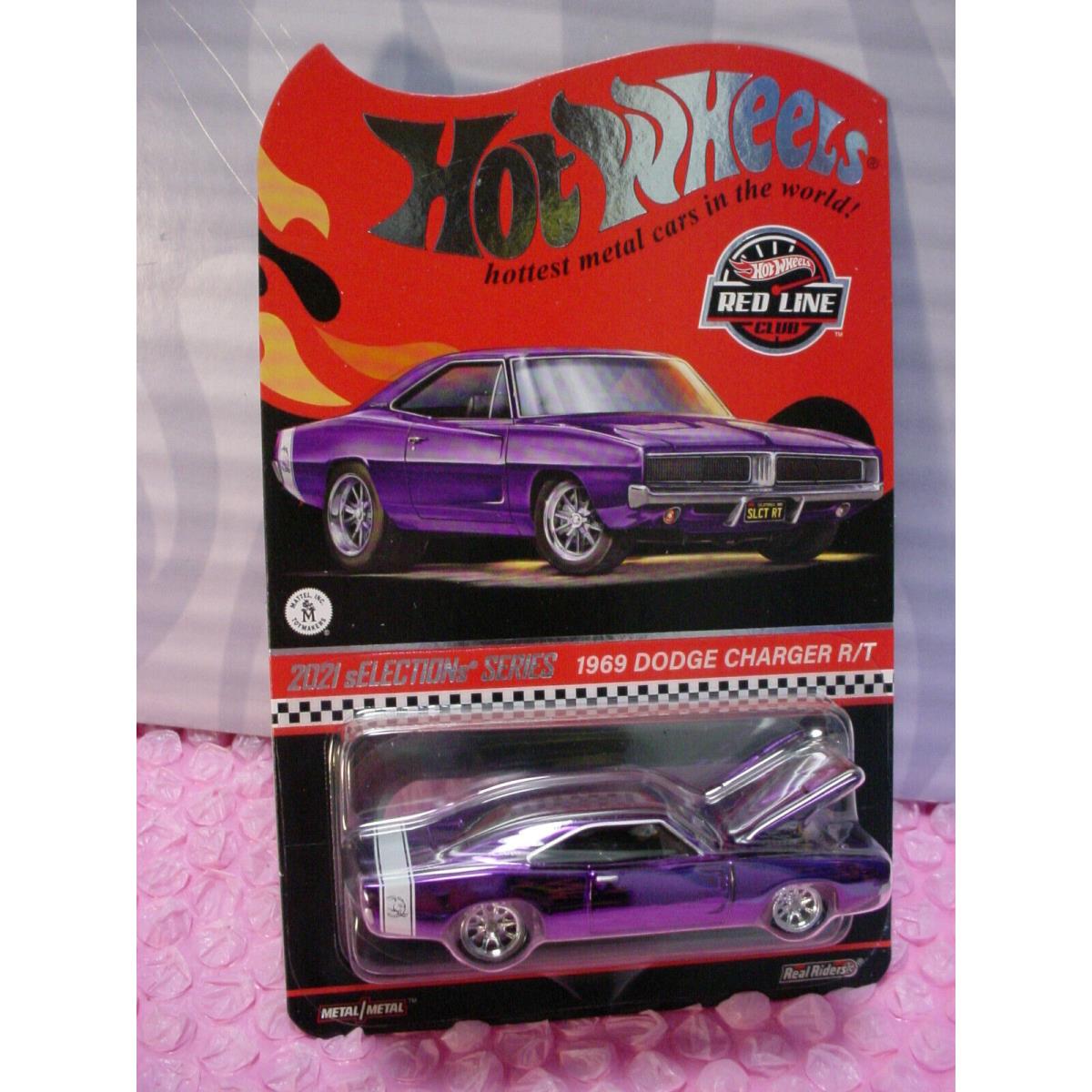 2021 Rlc Hot Wheels Selections 1969 Dodge Charger R/t Purple Red Line Club