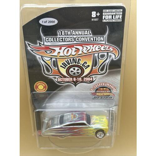 2004 Hot Wheels 18th Convention Larry Wood Car Chrome Purple Passion Dinner