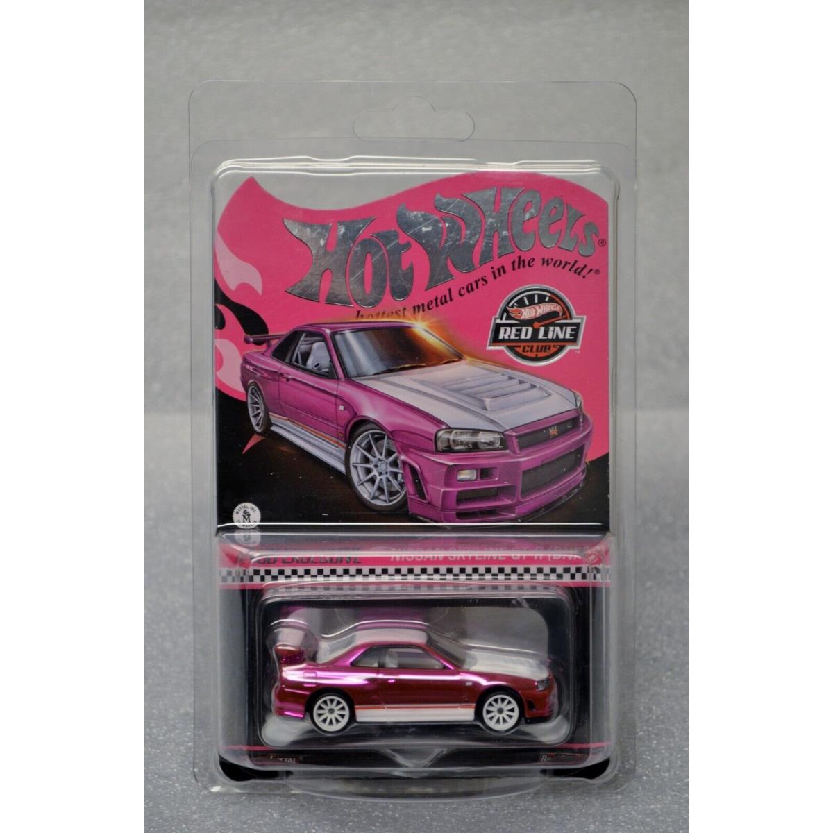 Hot Wheels Rlc Pink Nissan Skyline Gt-r BNR34