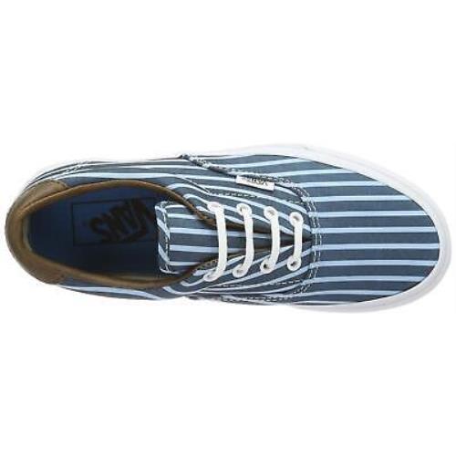 Vans Women`s Era 59 Skateboarding Shoes Stripes Blue/true White - Blue , White