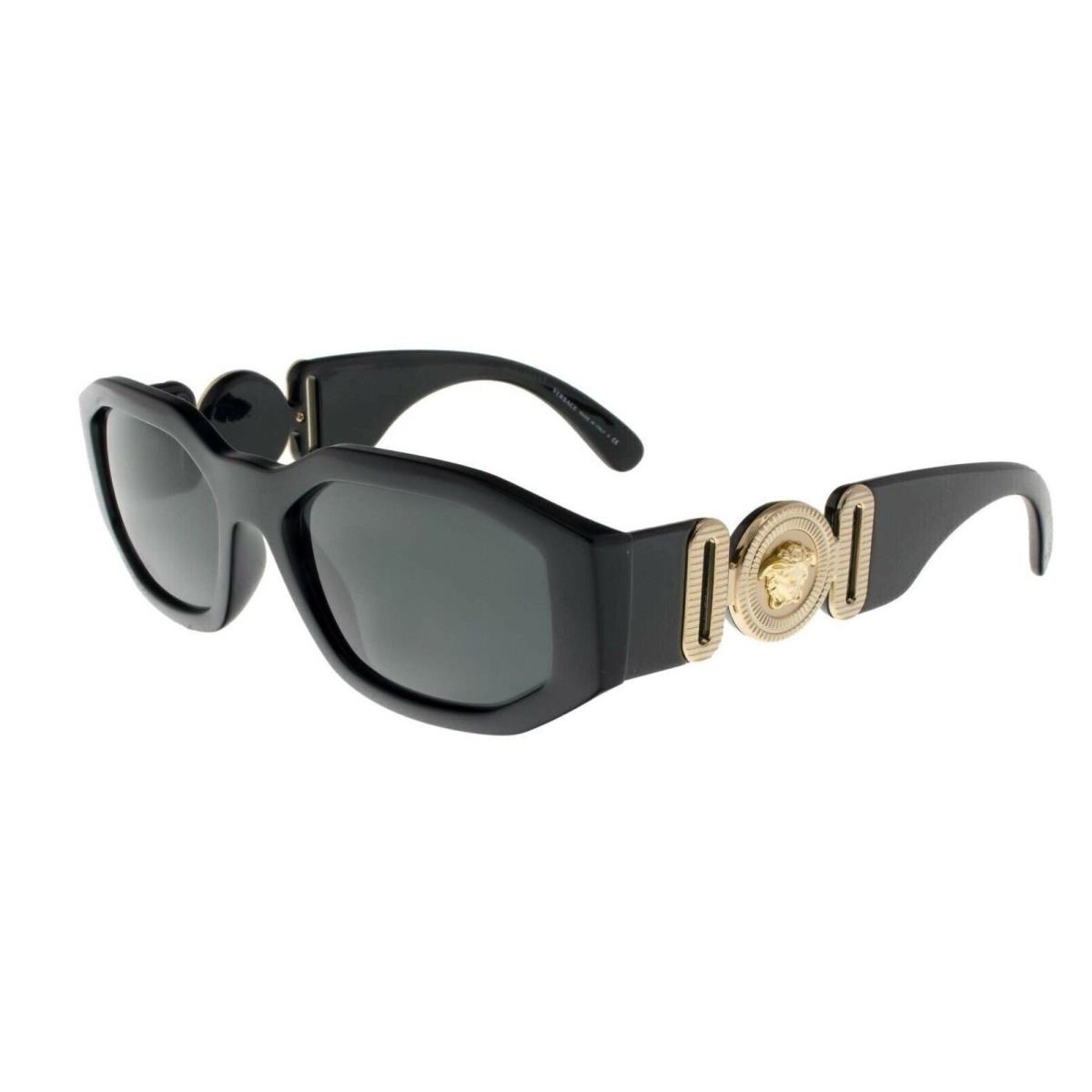 Versace 0VE4361 GB1/87 Black/grey 53MM Cat Eye Unisex Sunglasses