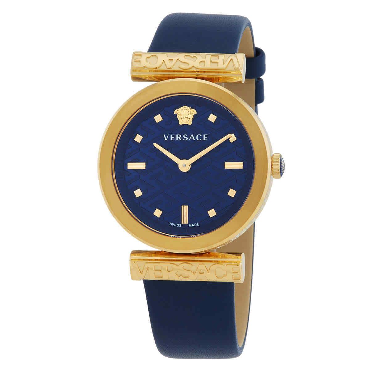 Versace Regalia Quartz Blue Dial Ladies Watch VE6J00223