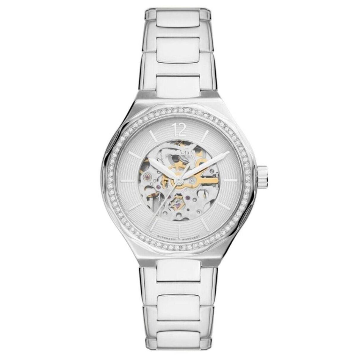 Fossil Eevie Womens White Dial Watch Bq3788 Stainless Steel Quartz Water