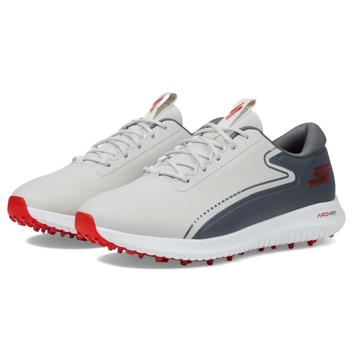 Man`s Sneakers Athletic Shoes Skechers GO Golf Go Golf Max-3 Grey/Red