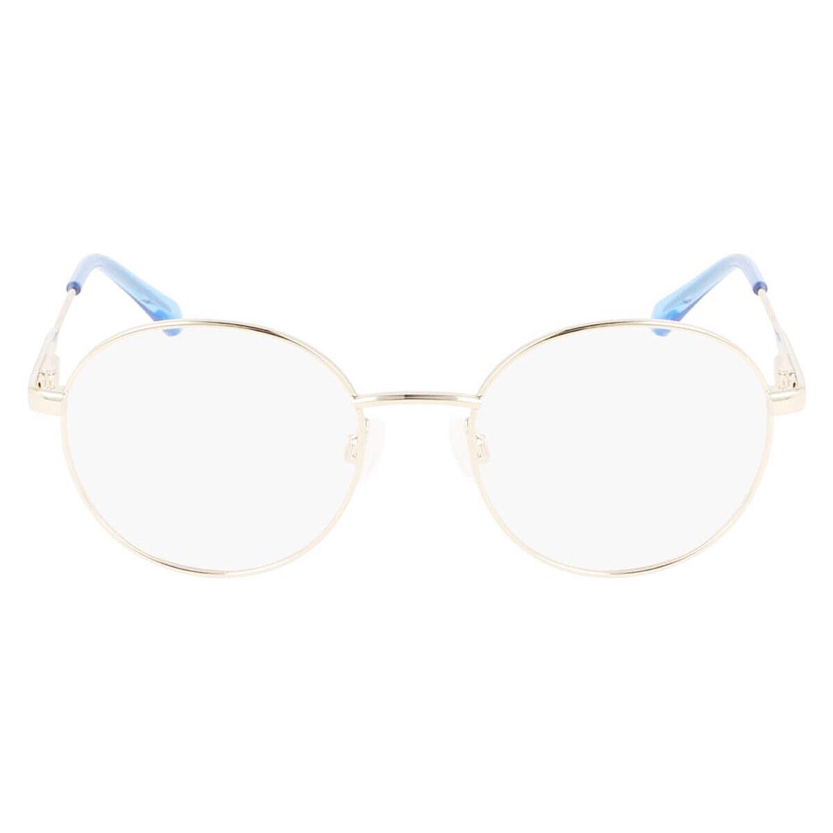 Calvin Klein Ckj Eyeglasses Kids Gold 47mm - Frame: Gold, Lens: Demo