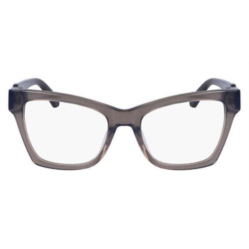 Calvin Klein Ckj Eyeglasses Women Gray 52mm - Frame: Gray, Lens: