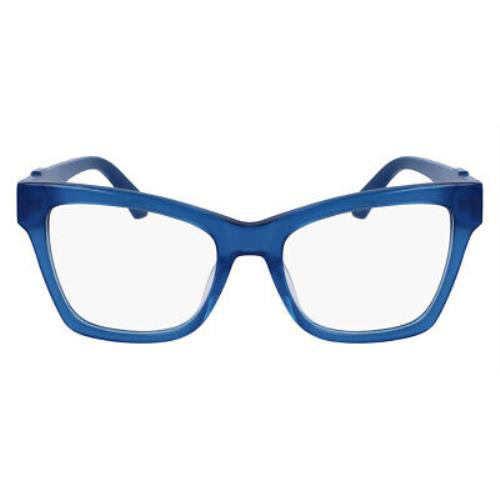 Calvin Klein Ckj Eyeglasses Women Blue 52mm