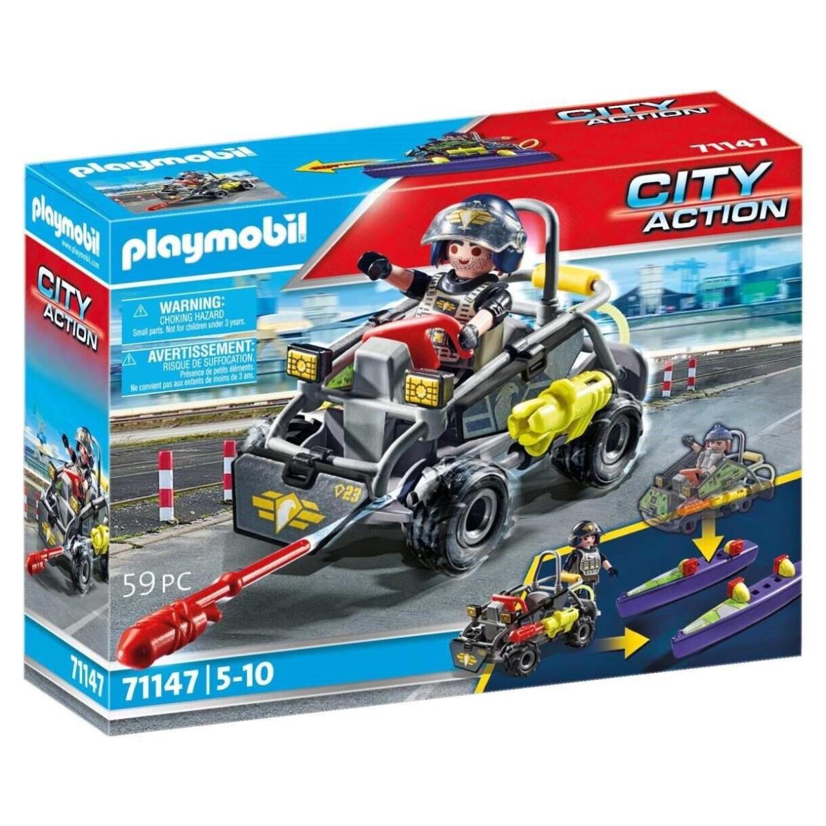 Playmobil 71147 Tactical Police: All-terrain Quad