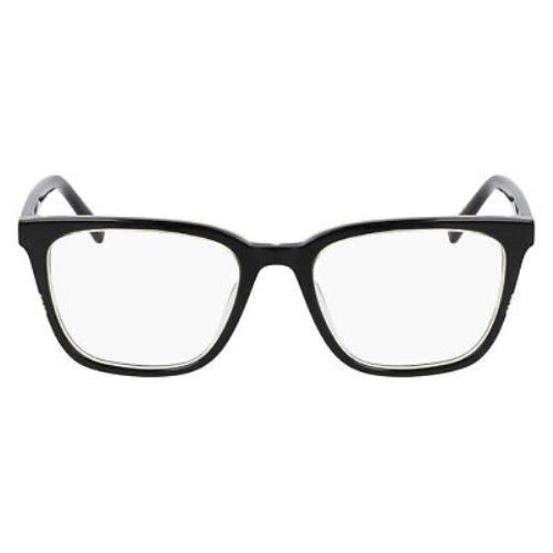 Dkny Dkn Eyeglasses Women Black/citron Laminate 52mm