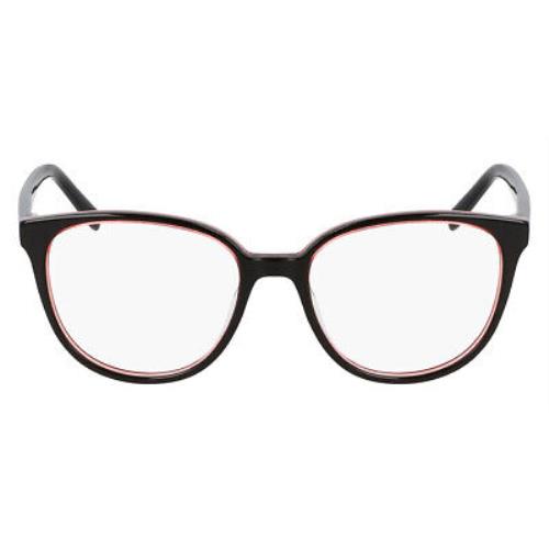 Dkny Dkn Eyeglasses Women Black/coral Laminate 51mm