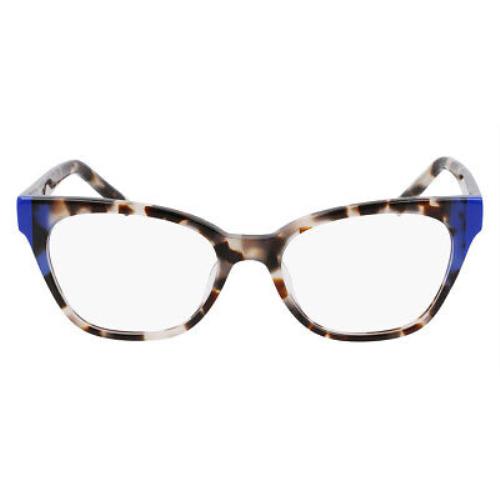 Dkny Dkn Eyeglasses Women Bone Tortoise/cobalt 52mm