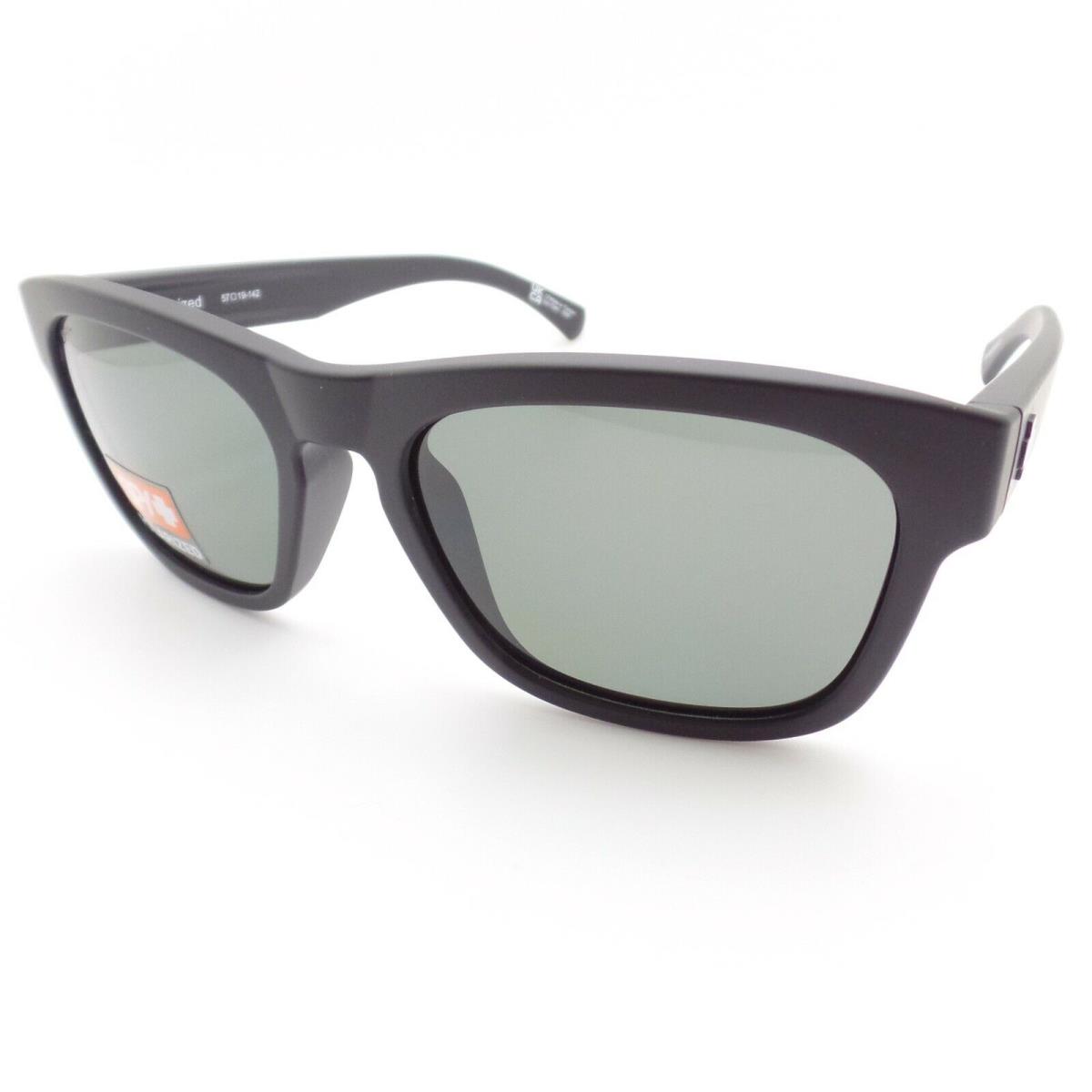 Spy + Optics Crossway Matte Black Gray Polarized Sunglasses - Frame: Matte Black, Lens: Grey