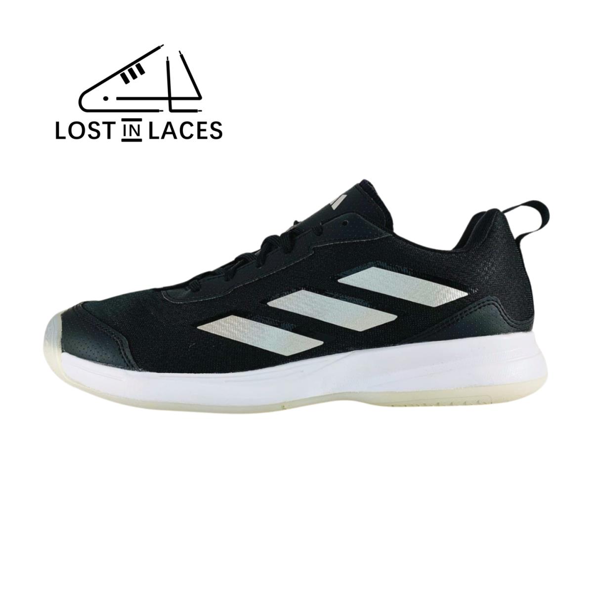 Adidas Avaflash Low Black Silver Metallic Tennis Shoes Women`s Sizes - Black