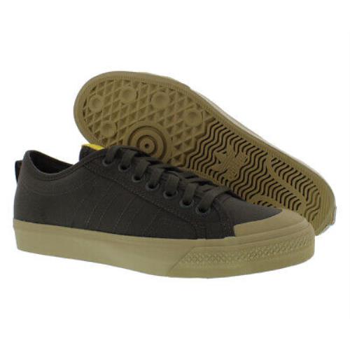 Adidas Nizza Mens Shoes - Shadow Olive/Shadow Olive/Impact Yellow , Green Main