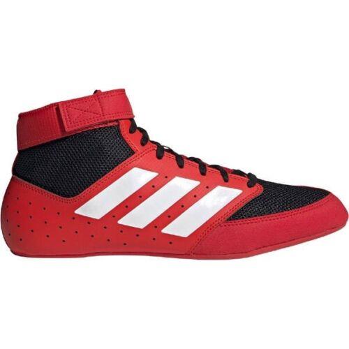 New: Adidas Men`s Mat Hog 2.0 Wrestling Shoes Red/black/white : FZ5392
