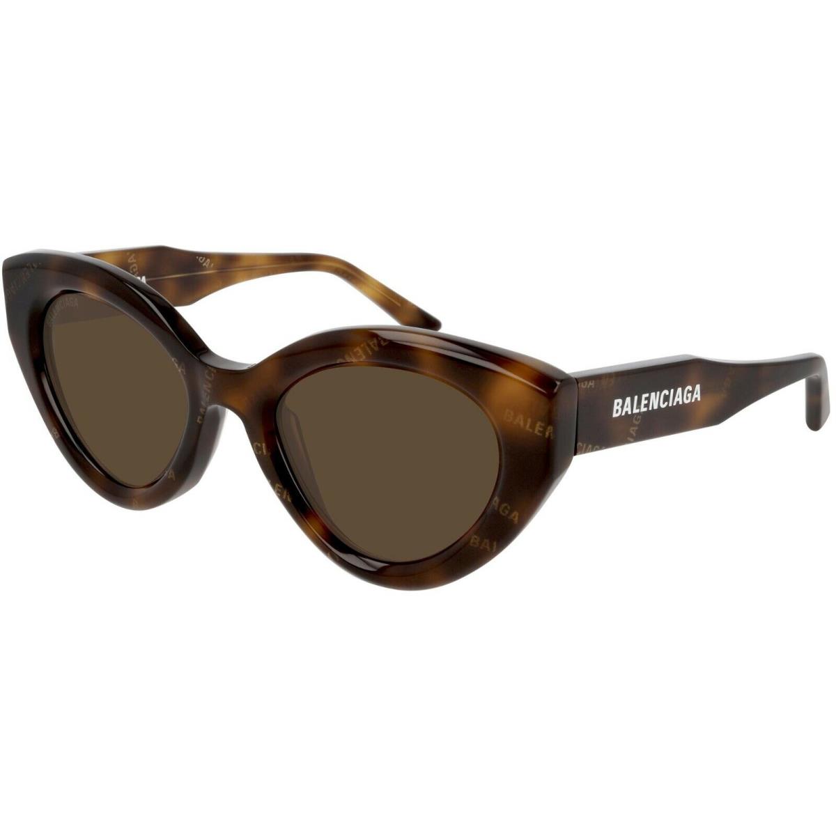 Balenciaga BB0073S Havana/brown 002 Sunglasses