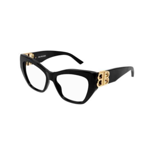 Balenciaga BB0312O 001 Black Cat Eye Women`s Eyeglasses