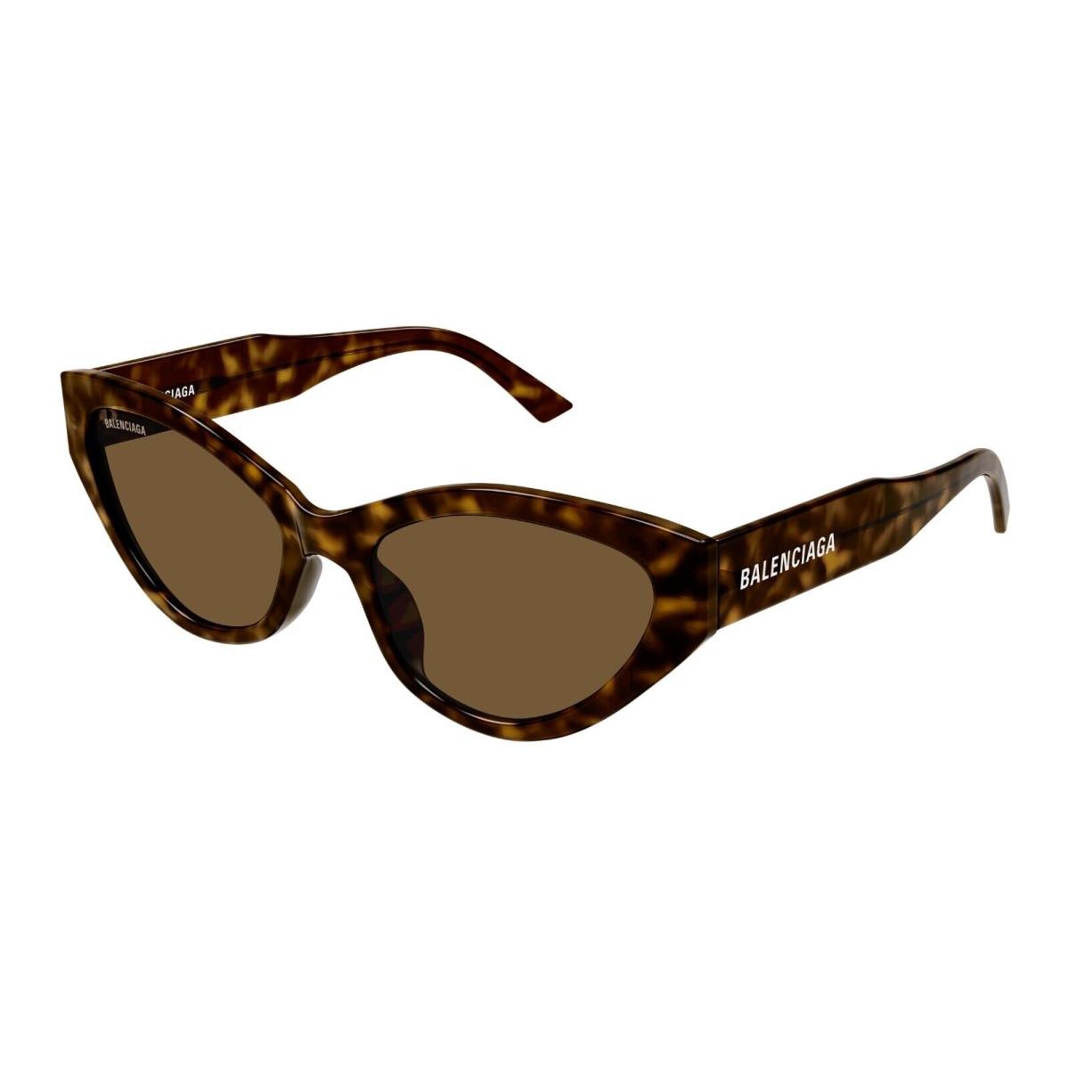 Balenciaga BB0306S Havana/brown 002 Sunglasses